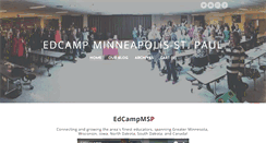Desktop Screenshot of edcampmsp.org