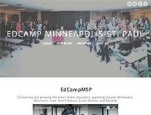 Tablet Screenshot of edcampmsp.org